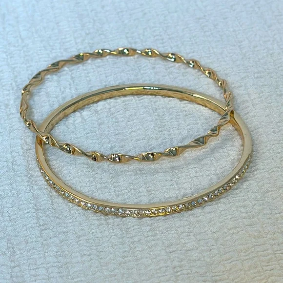 NWOT Set of Anne Klein Bangle Bracelets - Picture 2 of 7